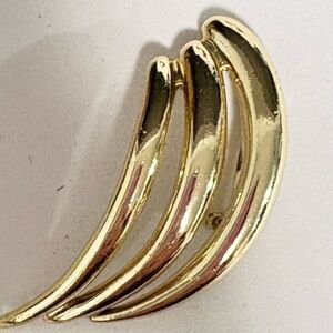 Piscitelli vintage Gold-Tone modernist made in the USA brooch